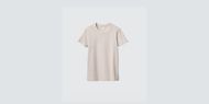 While not exactly for the winter season, the t-shirt is a staple. (Image via Uniqlo)